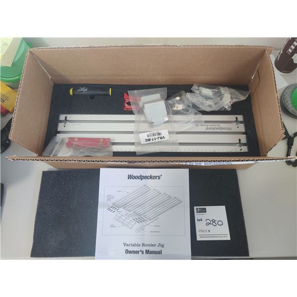 Woodpecker Variable Router Jig Beck Auctions Inc.