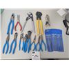 Image 1 : Assorted Pliers and Drill Bits