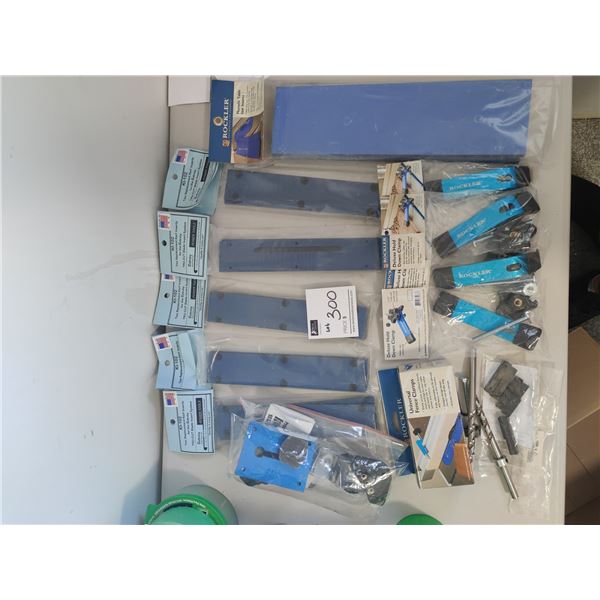 Kerf Inserts and Assorted Clamps, Table Insert & More