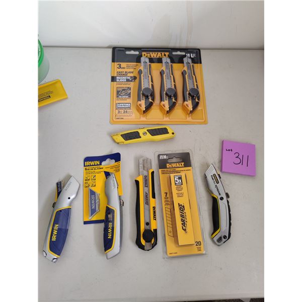 Assorted Utility Knives