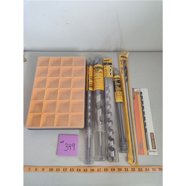 Dewalt Auger Bits & Organizer