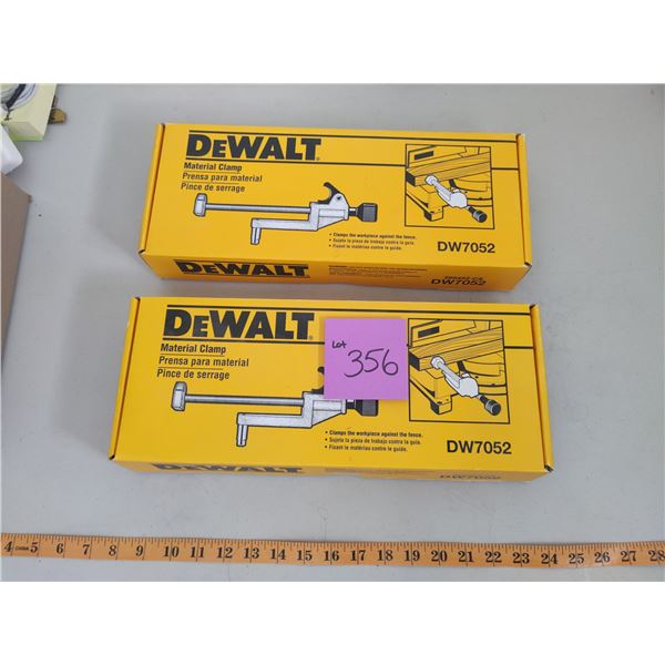2 Dewalt Material Clamps