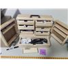 Image 1 : Drummel Multipro Model 395, Wooden Organizer with Assorted Drummel Accessories & Bits