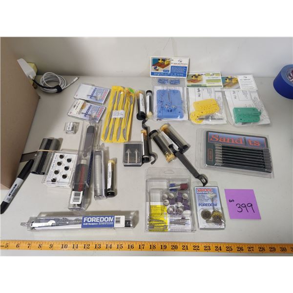 Foredom Collet Set, Assorted Punches, Drill Bits, Splitters & Precision Tools