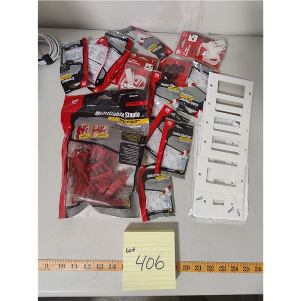 Cable Clamps, Cable Accessories & Light Switch Covers