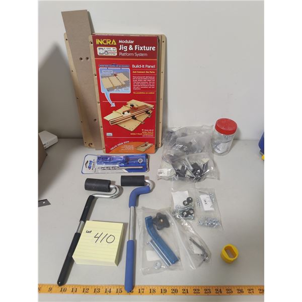 Mini Kreg Jig Kit, 2 Rubber Rollers, Incra Jig & Platform System