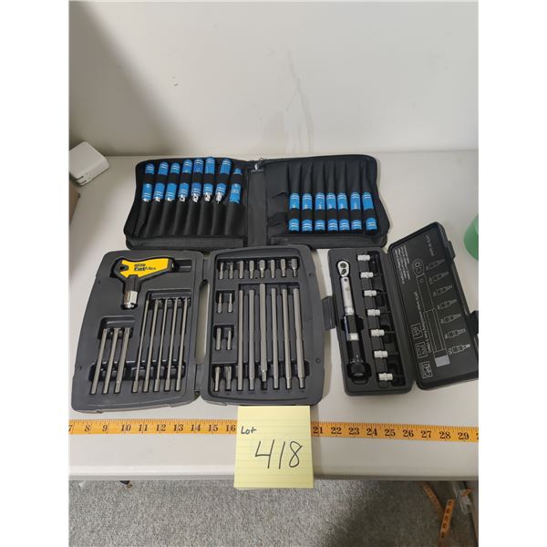 FatMax T-Handle Set, Bike Torque Wrench, Dr Bit Socket Set & Duratrax Precision Hexdrivers