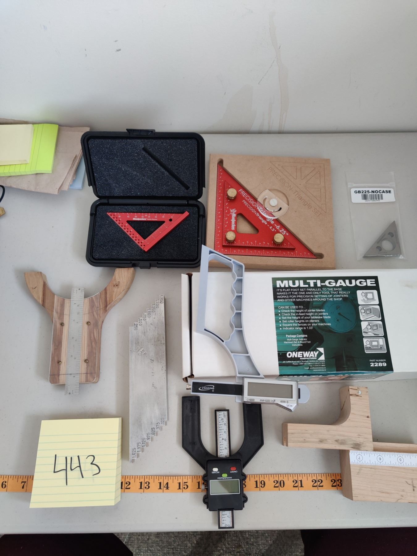 Woodpecker DelVe Square & Triangle, Oneway MultiGauge, Measuring Tools