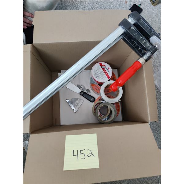 2 Clamps & Assorted Tape