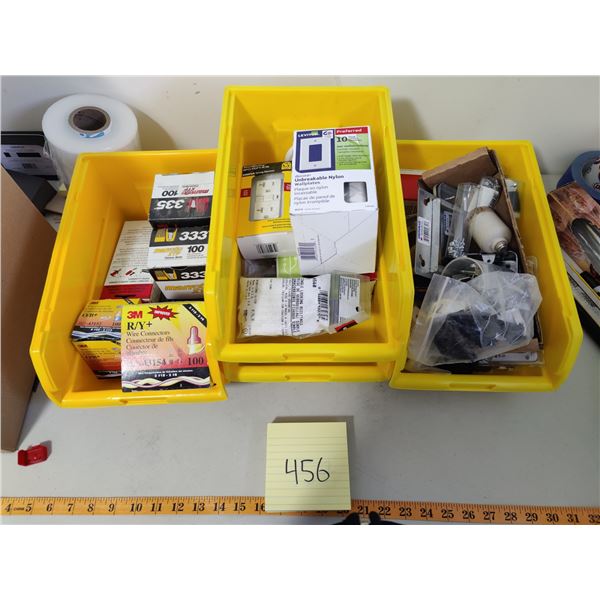Assorted Electrical Outlets, Wire Cconnectors, Outlet Covers & More