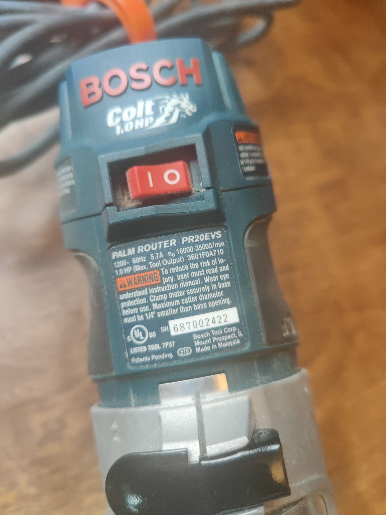 Bosch Palm Router PR20EVS