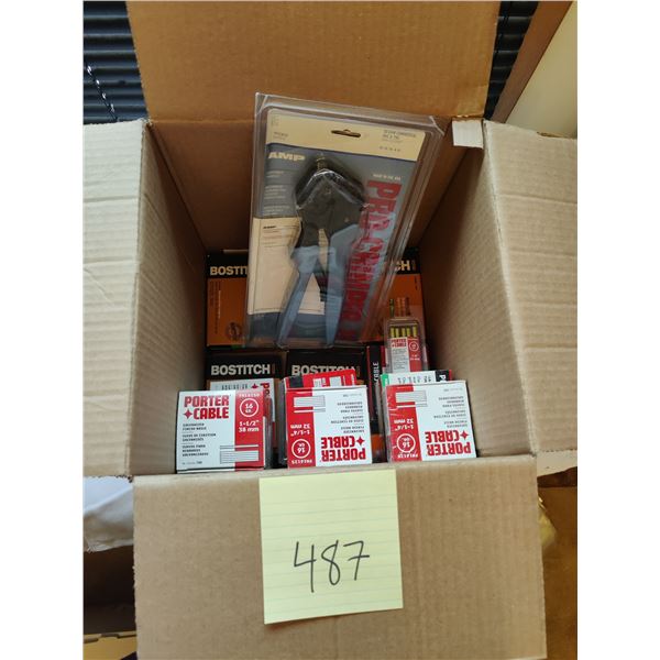 Assorted Staples & Nails with AMP Pro Crimper