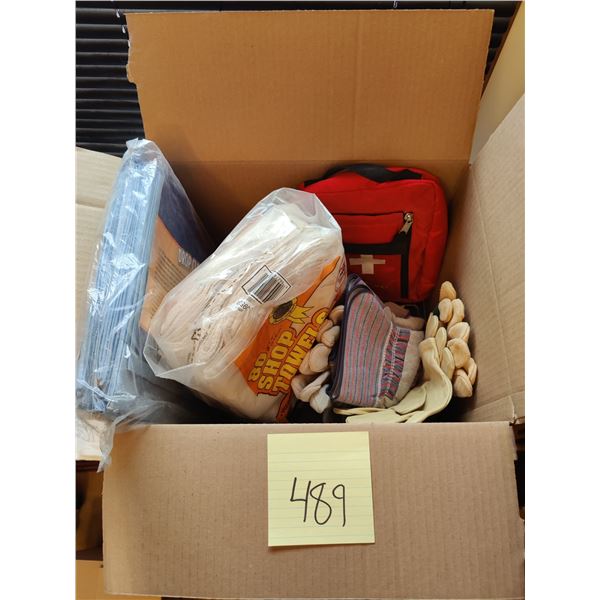 120 Square Foot Drop Cloth, Shop Towles & Work Gloves, First Aid Bag