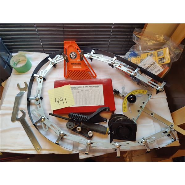 O-Ring Assortment, Adjustable Jig, Measuring Tool, Feather Lock & More