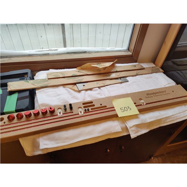 Woodpecker Deluxe Trammel System & 3 Assorted Blocks