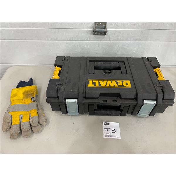 Dewalt Tough System Drawer Unit DS150 with Work Gloves