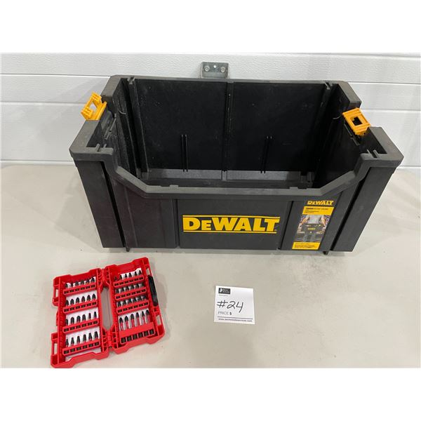 Dewalt Tough System Tote DS280 with Shockwave Screw Bits