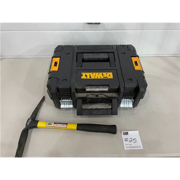 Dewalt Tool Case with Brico Garden Mini Pick