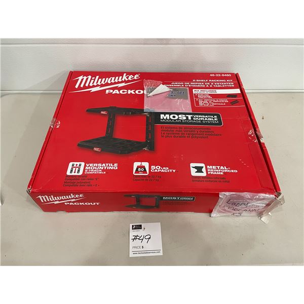 Milwaukee Two Shelf Racking Kit 48-22-8480