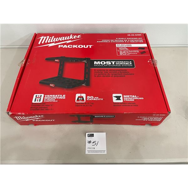 Milwaukee Two Shelf Racking Kit 48-22-8480