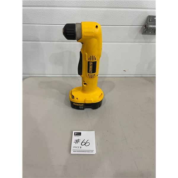 Dewalt Right Angle Drill DW960 with Battery