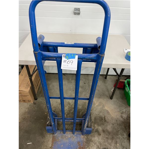 Blue 4 Wheel Dolly 51"h