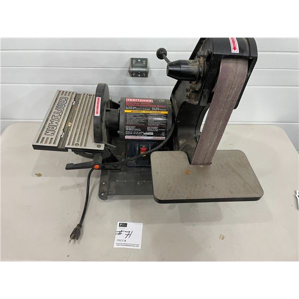 Craftsman Belt/Disc Sander Model 137283280