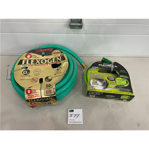 15' Flexzilla Garden Hose & Flexogen 50' Garden Hose