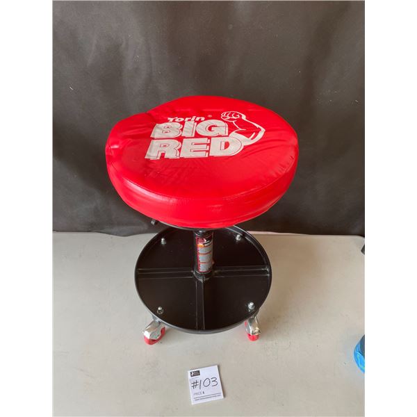 Torin Big Red Work Stool on Wheels
