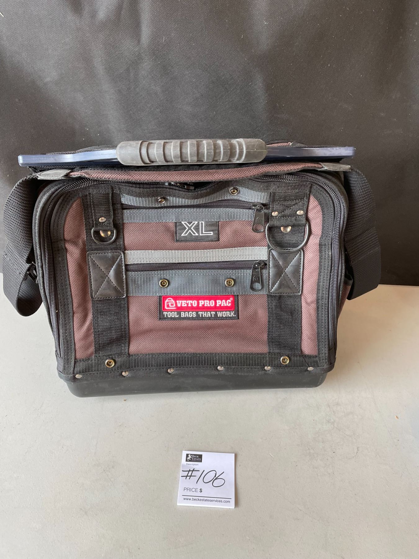 Veto Pro Pac XL Tool Bag - Beck Auctions Inc.