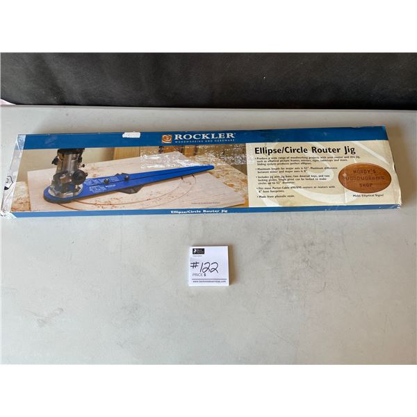 Rockler Ellipse/Circle Router Jig