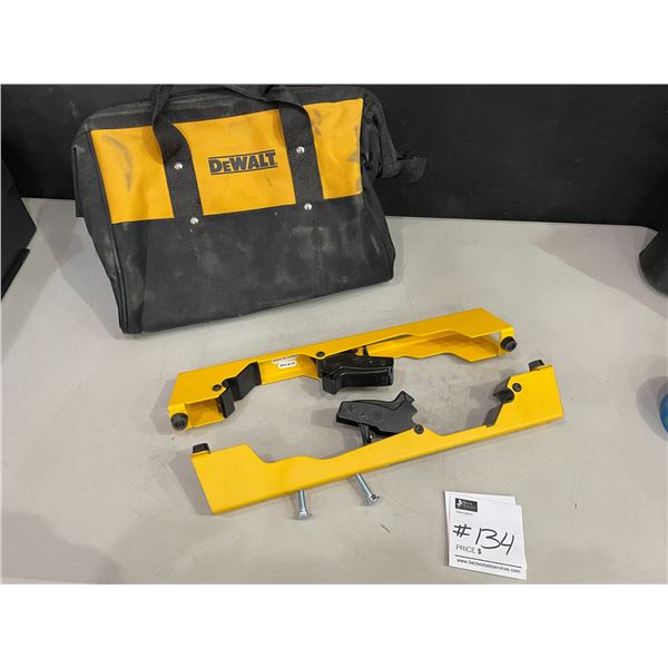 Dewalt Tool Bag with Miter Saw Mounting Brackets (Some Screws Missing)