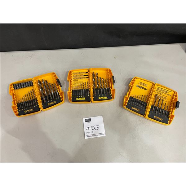 Dewalt Drill Bit Set x3
