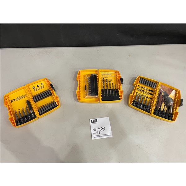 Dewalt Screwdriver Bits x3 & Drill Bits