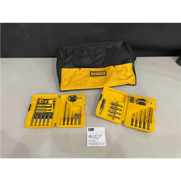 Dewalt Tool Bag - Dewalt Screwdriver/Drill Bits Set x2