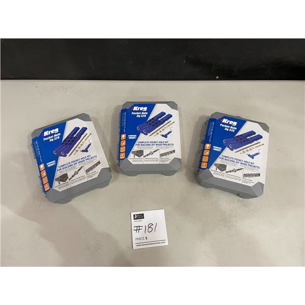 3 KREG Pocket Hole Jig #320