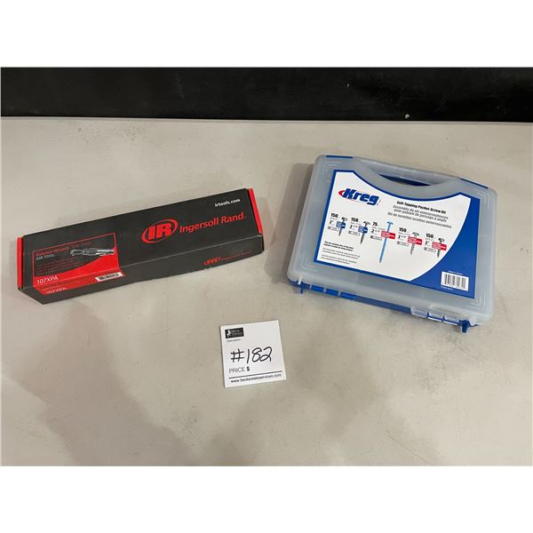 KREG Self-Tapping Pocket-Screw Kit - Ingersol Rand Ratchet Wrench
