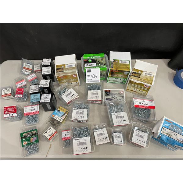 Assorted Hardware - Screws & Washers