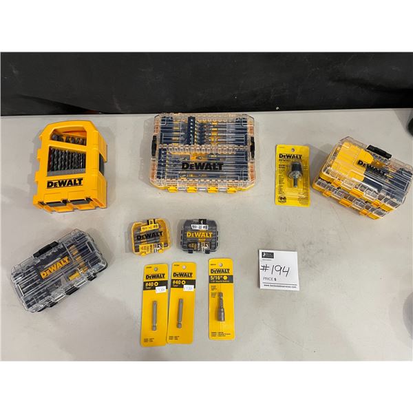 Dewalt Assorted Drill Bits & Screwdriver Bits
