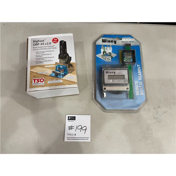 Big-Foot DBF-45 + Wixey Remote Digital Readout Model #WR525