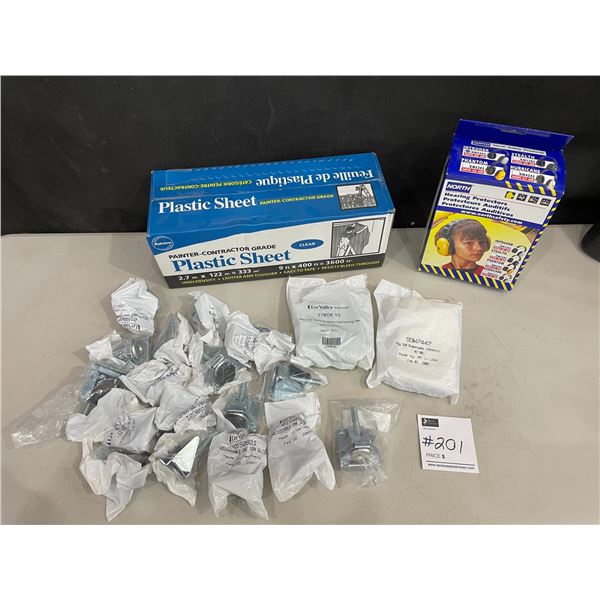 Hearing Protectors - Intruder Lee Valley Adjustable 1 Ton Glides (17) - Plastic Contractor Grade...