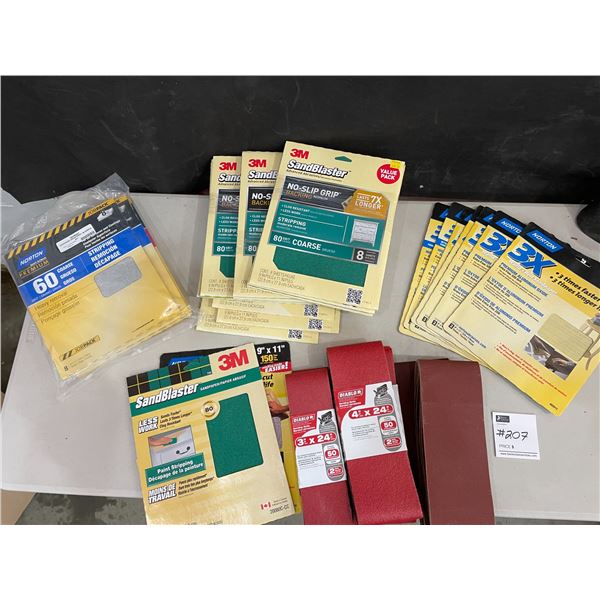 Assorted Packages Sandpaper (Various Grit)