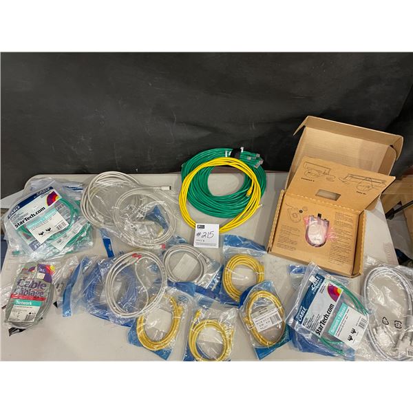 Ethernet Cables & Patch Cables with (Old School) Mouse