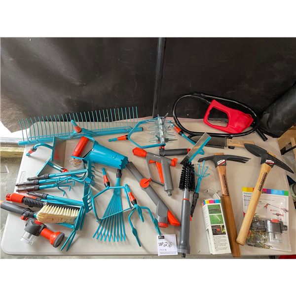 Gardena Combisystem - Hoes, Picks - Diggers - Scrapers - Brushes - Tiller - Ground Breakers