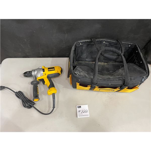 Dewalt Tool Bag with VSR Drill DWD215G