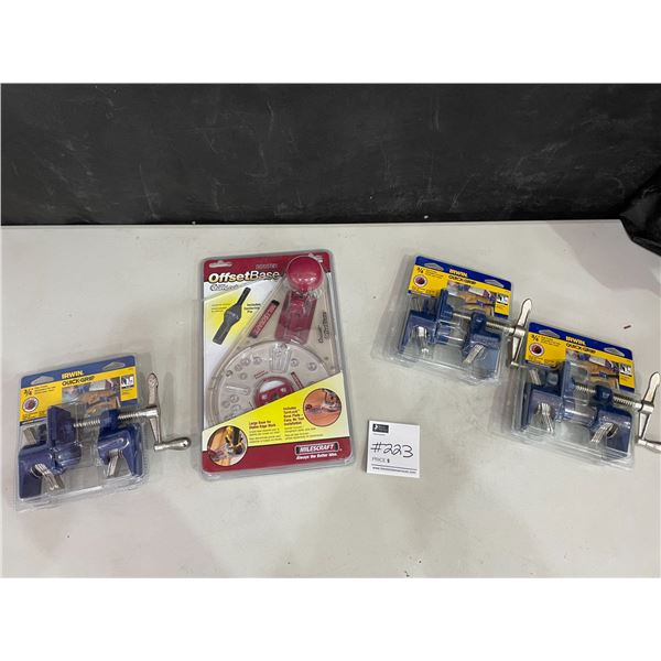 Irwin Quick Grip x3 - Milescraft Router Offset Base