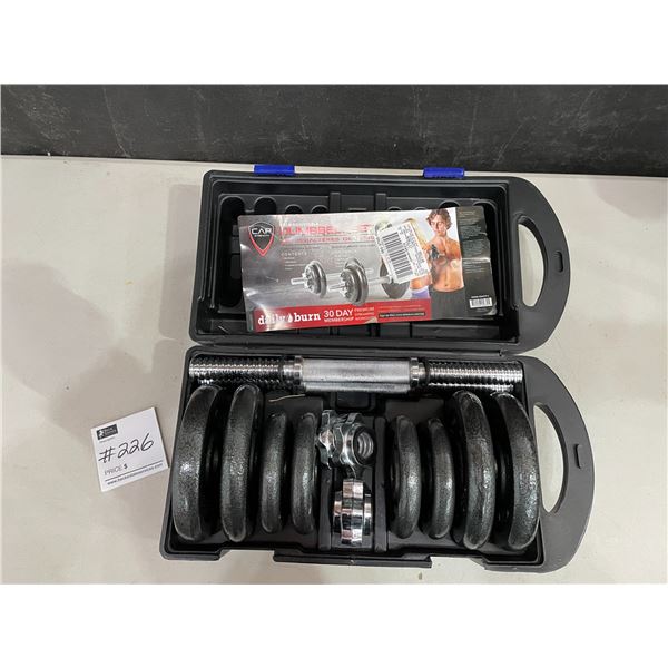 Cap Strength 40 LB Adjustable Dumbbell Set