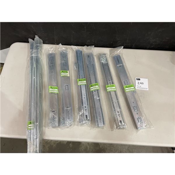 100 LB PR.18" Slide Guides x6 - 100LB PR. 28" Slide Guides x2