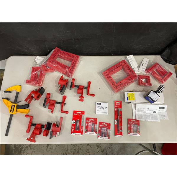 Surge Protective Device Model SDSA1175 - Assorted Clamping Squares & Milwaukee Bit Sets