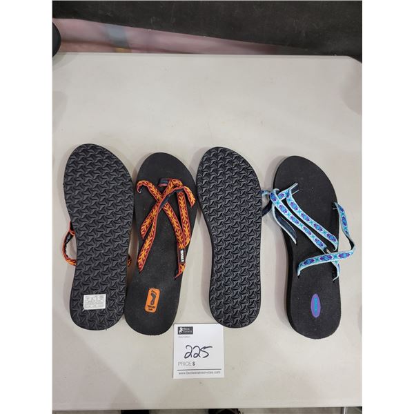 Teva - 2 Pairs - Womens Size 11 (Brand New)